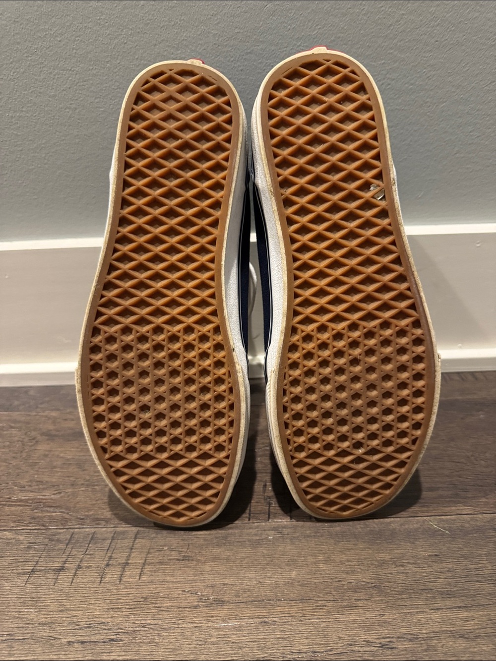 Vans Navy High-Top Canvas Sneakers with White Accents - Picture 4 of 4